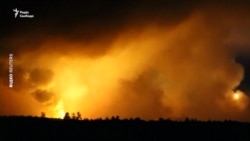 Вибухи на складі боєприпасів поблизу Ічні – кадри з місця події Вибухи на складі боєприпасів поблизу Ічні – кадри з місця події