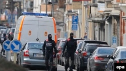 Полицейский рейд в Брюсселе