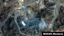 Ядерний центр у Фордо після американських ударів, Іран, супутниковий знімок, 22 червня 2025 року