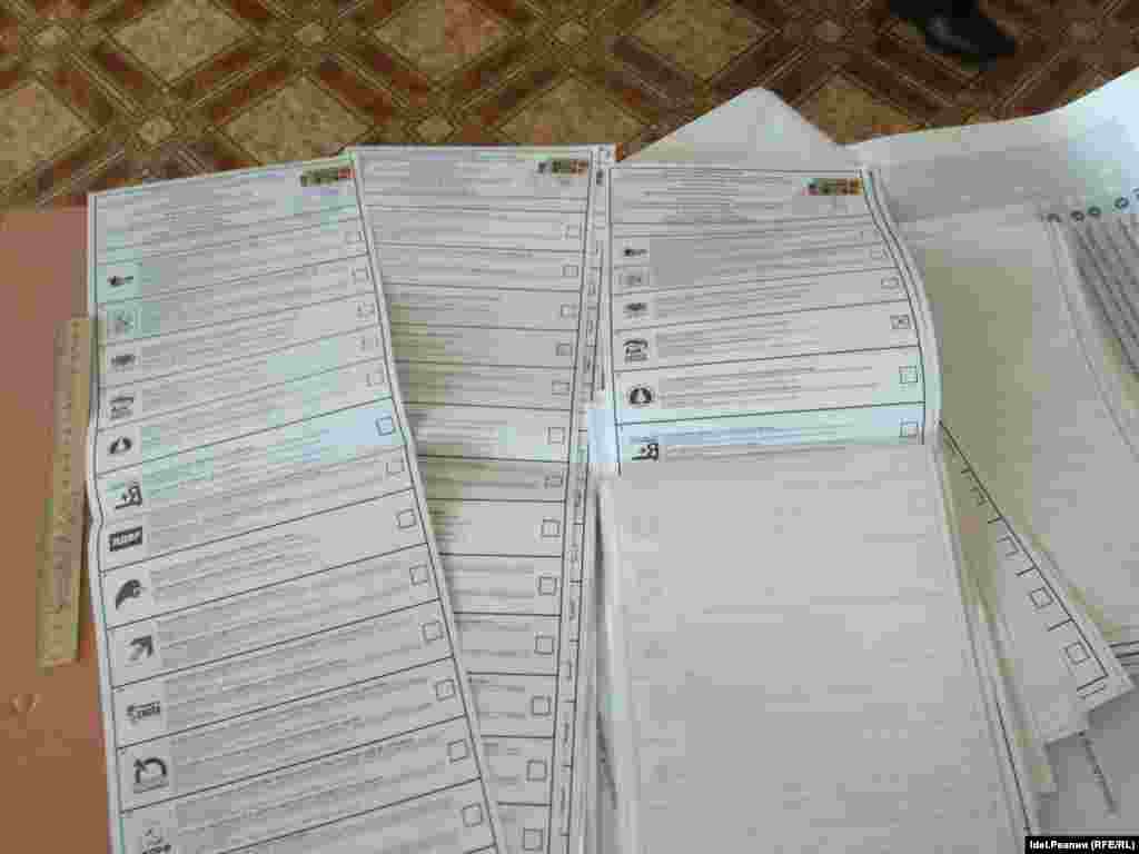 В Татарстане, как утверждается - попытка вброса: найдены десятки бюллетеней с пометкой за "Единую Россию". Секретарь комиссии заявляет, что это испорченные бюллетени.