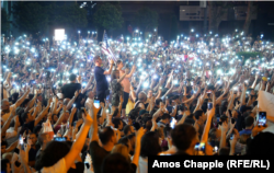 Протест у Тбілісі перед будинком парламенту 22 червня 2019 року