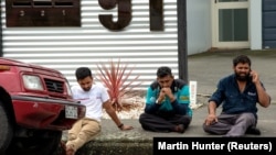 После нападения у мечети Аль-Нур в центре города Крайстчерч в Новой Зеландии