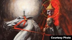 Виталий Комар. "Ленин с короной"