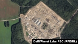 Западная, крупнейшая строительная площадка военного объекта вблизи села Павловка 13 августа 2025 года