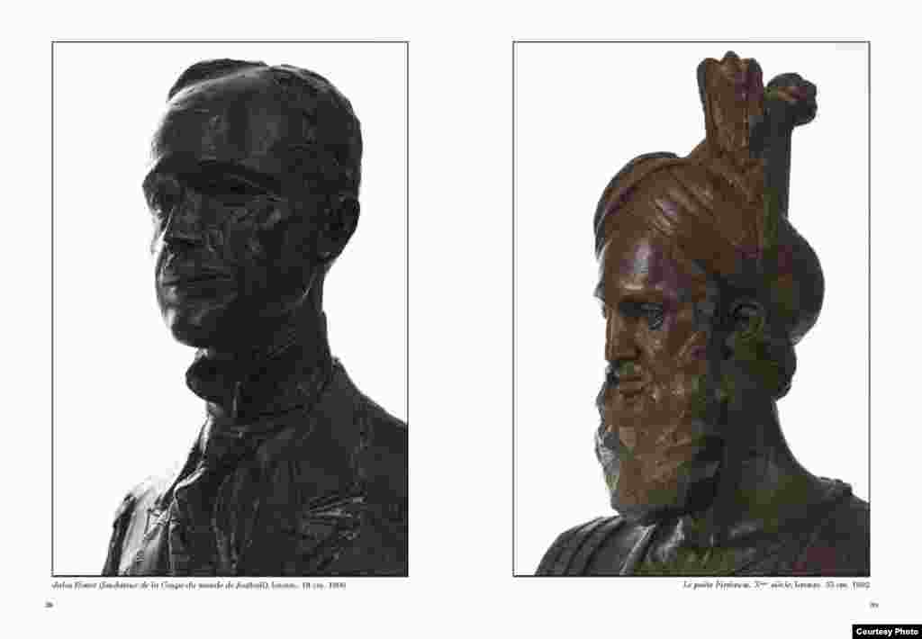 Муҷассамаи  сохтаи Амрӣ Аминов, муҷассамасози тоҷики муқими Фаронса. 