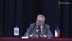 Президент Земан про грип Президент Земан про грип