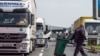 Vozači kamiona na granici, ilustrativna fotografija.
