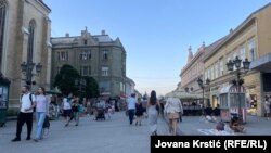 Atmosfera u centru Novog Sada drugog dana festivala, 11. jula 2025.