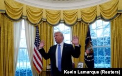 Дональд Трамп під час інтерв'ю Reuters. 17 січня 2018 року