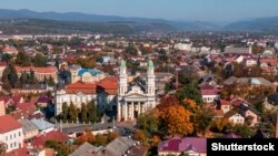 Ужгород, головне місто Закарпаття. Україна