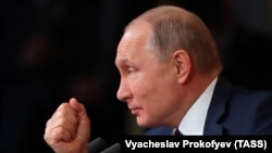 Президент Росії Володимир Путін, Москва, 19 грудня 2019 року