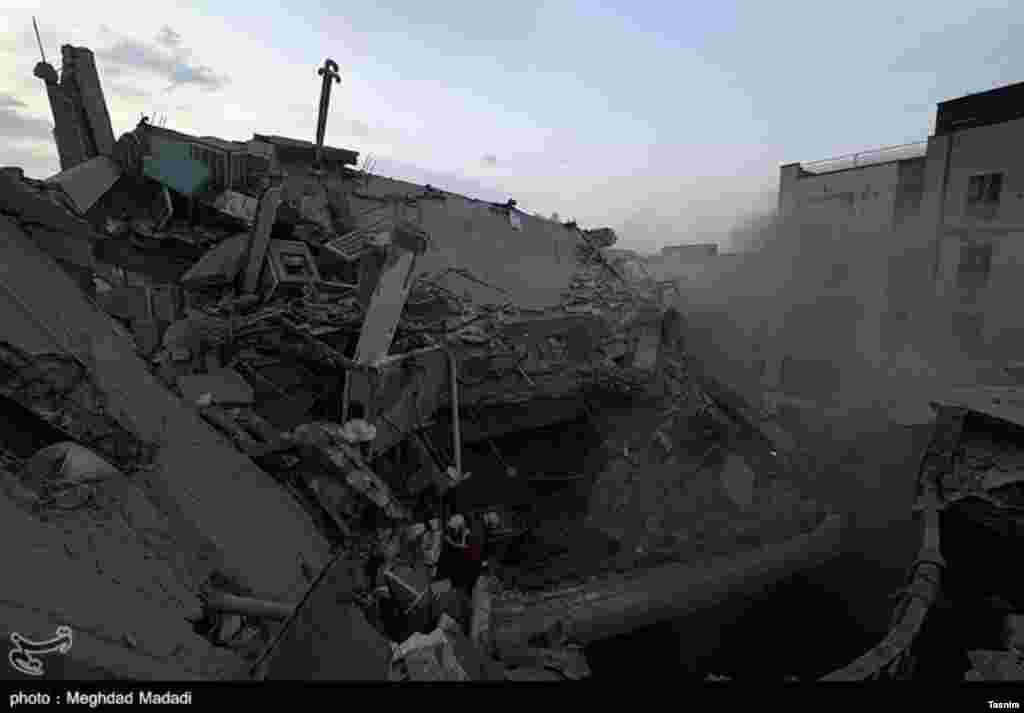 The attacks caused massive damage to some buildings.