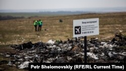 Місце катастрофи рейсу MH17, липень 2014 року