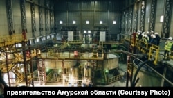 Современный комбинат по обогащению золотой руды. Амурская область