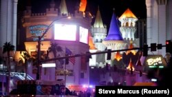 На месте происшествия в Лас-Вегасе