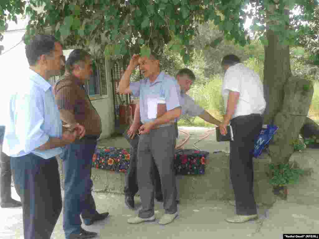 After blast of ammonium chloride