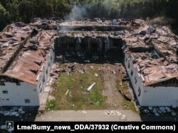 Državni univerzitet u Sumiji nakon ruskog napada, avgust 2025.