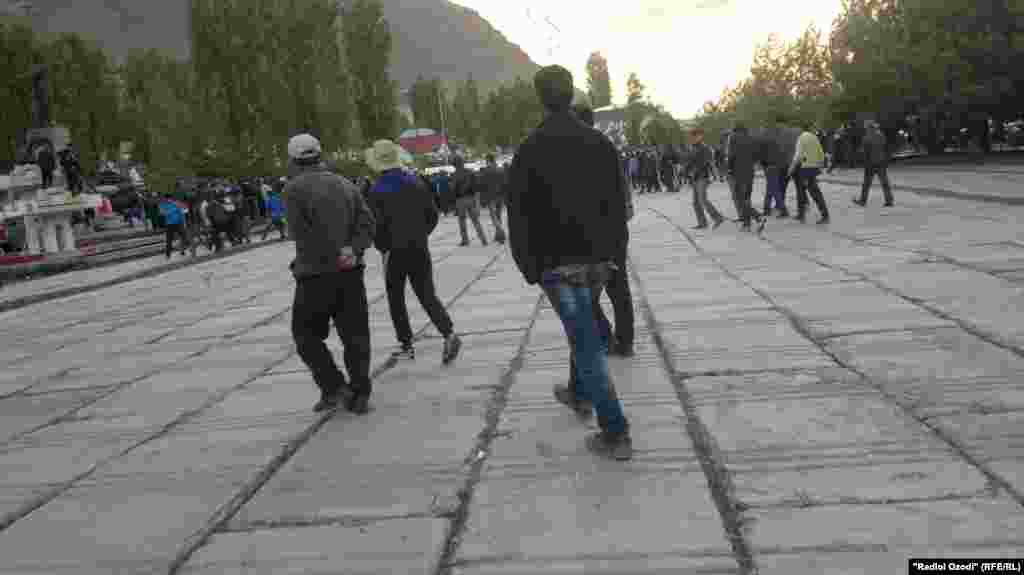 Тазоҳурот дар маркази Хоруғ,  22 май