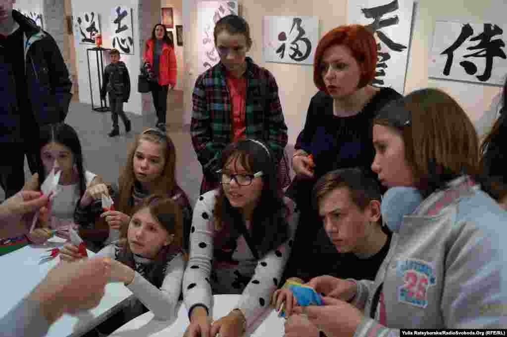 Майстер – класи з орігамі (складання з паперу) зібрали найбільше відвідувачів