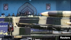 Ракети на військовому параді у Тегерані, 22 вересня 2017