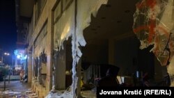 Демолирани простории на СНС во Нови Сад, 14 август 2025