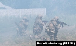 Тренування бійців «Правого сектору» на Донбасі