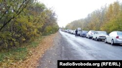 Автомобильные очереди к КПВВ