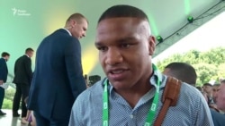 Жан Беленюк на з’їзді партії «Слуга народу» Жан Беленюк на з’їзді партії «Слуга народу»