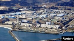 نمای هوایی از نیروگاه اتمی فوکوشیما