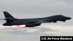 بمبافکن راهبردی «بی-۱» آمریکا (عکس از آرشیو)