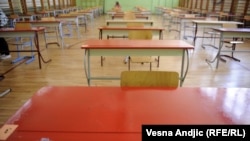 Učionica škole u Srbiji, 18. jun 2012.