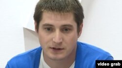 Максим Лапунов на прес-конференції у Москві, 16 жовтня 2017 року