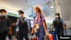 Христина Тимановська залишається в аеропорту Токіо під охороною поліції