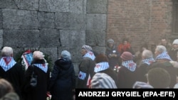 Бывшие узники Освенцима