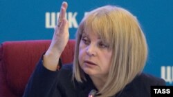 Элла Памфилова на одном из недавних заседаний ЦИК