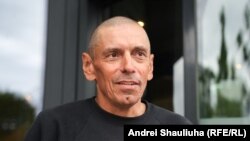 Ігор Карней у Литві в червні 2025 року після звільнення за посередництва США 14 в’язнів режиму білоруського лідера Олександра Лукашенка