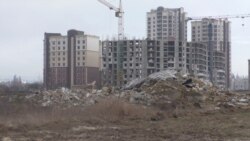 Строительство микрорайона «Жигулина роща» в Симферополе, февраль 2017 года