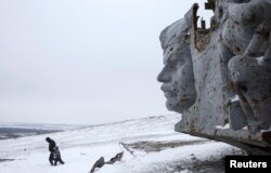 Савур-Могила. Грудень 2014 року