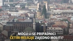 Zajednička molitva četiri religije u Sarajevu Zajednička molitva četiri religije u Sarajevu