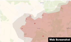 Торецьк на карті Deep State, ситуація на 12 грудня 2024 року