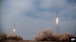 Пуск балістичних ракет по імітованій цілі в Індійському океані, який у рамках навчання провела Революційна гвардія Ірану. 16 січня 2021 року