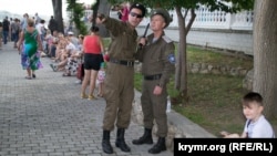Казачьи патрули в Севастополе, архивное фото
