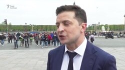 Володимир Зеленський про телефонні дебати – відео Володимир Зеленський про телефонні дебати – відео