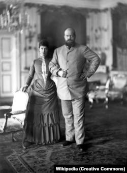 Императрица Мария Федоровна (Дагмара Датская) и Александр III