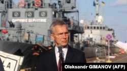 Генеральний секретар НАТО Єнс Столтенберґ. Одеса, 30 жовтня 2019 року