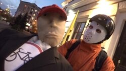 «Смерть чи велодоріжка»: запорізькі велоактивісти провели костюмований протест (відео) «Смерть чи велодоріжка»: запорізькі велоактивісти провели костюмований протест (відео)
