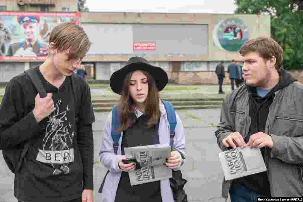 В Нальчике впервые прошел "навальник".