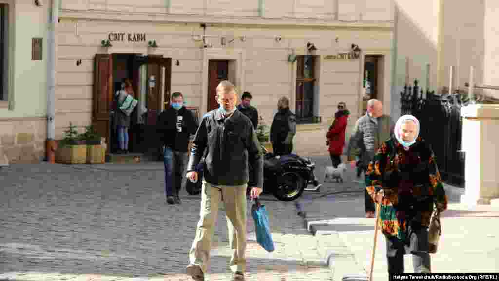 Львів, площа Катедральна, 5 квітня 2020 року&nbsp;