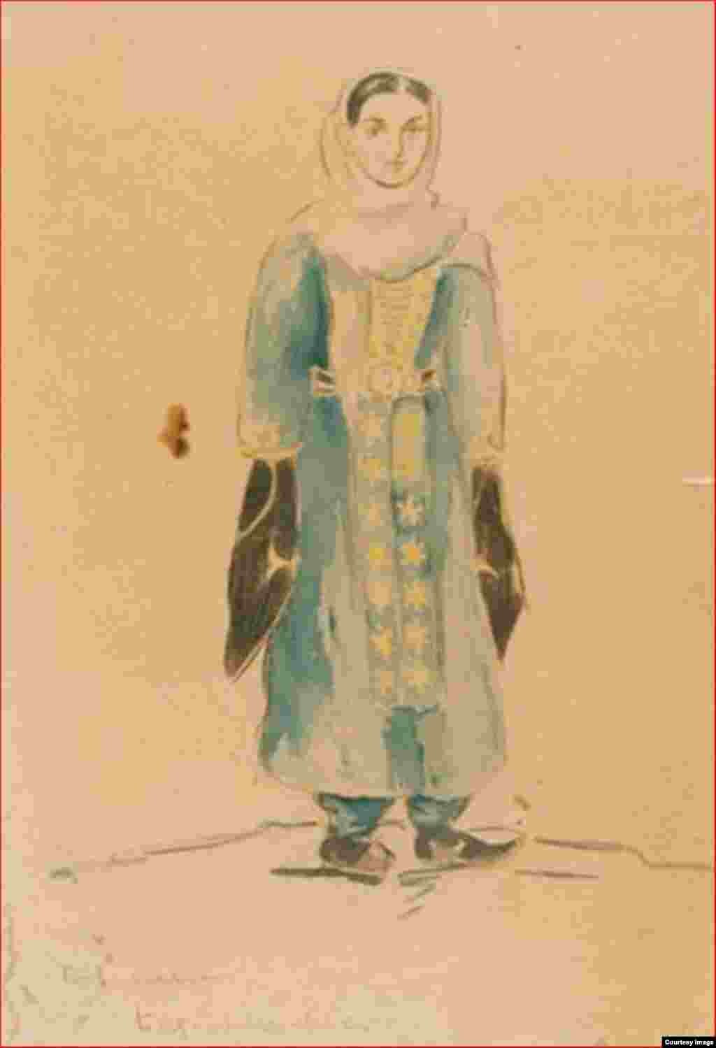 Федоров Д.С. Карачаевка. ст. Баталпашинская. Черкесия. 1925 г. (Федоров Димитрий (Дмитрий) Степанович (1890 - 1963) родился в Кропоткине, в 1911 году поселился в Ростове-на-Дону. Самые выдающиеся произведения связаны с поездкой на Кавказ в 1924-1925 гг. Эту поездку он совершил с двумя другими молодыми талантливыми художниками Федором Черноусенко и Василием Шлипневым.)