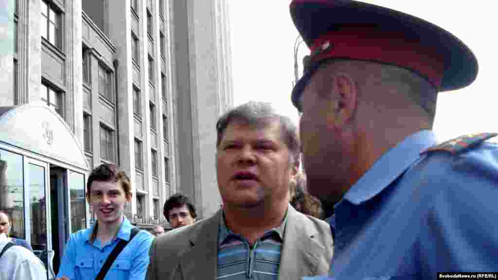 Председатель партии "Яблоко" Сергей Митрохин